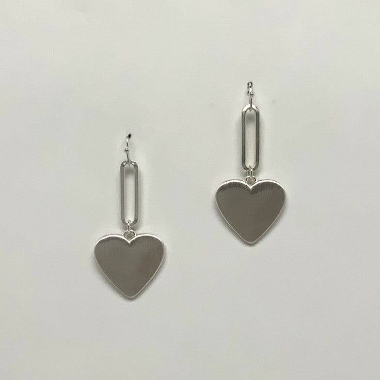 Heart Drop Earrings