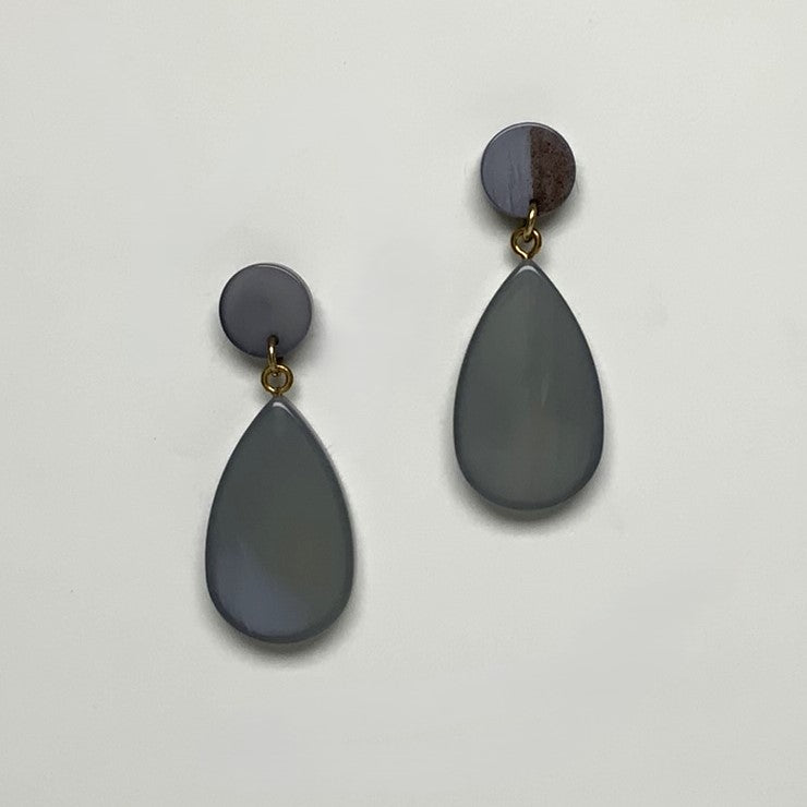 Lucite Teardrop Earrings