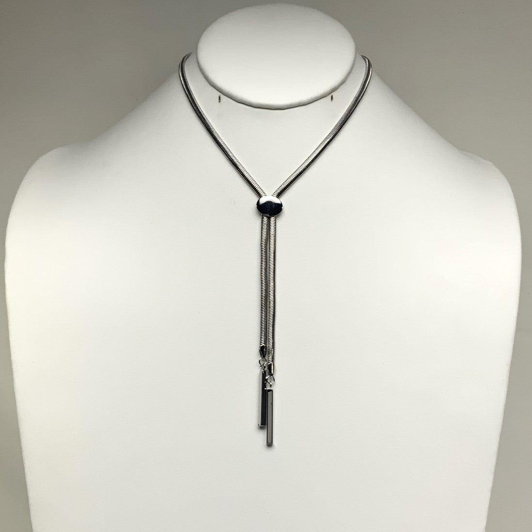 Snake Chain Tassel Necklace