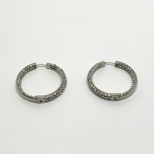 Crystal Hoop Earrings