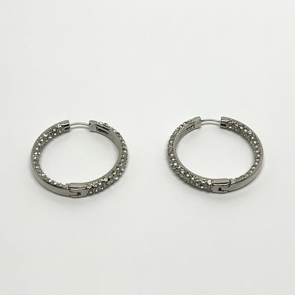 Crystal Hoop Earrings