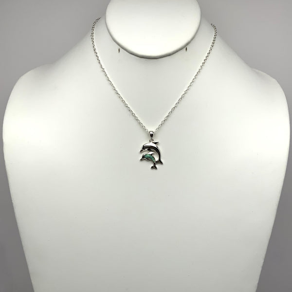Dolphin Pair Necklace