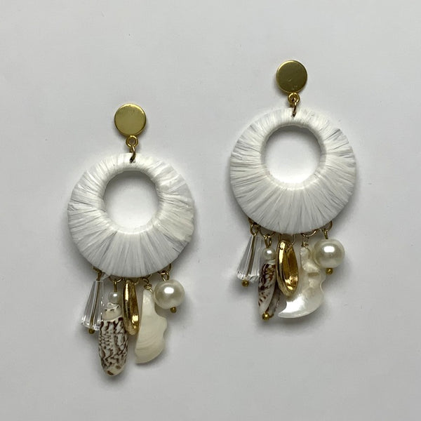 Seashell Charm Earrings