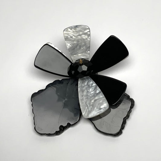Lucite Flower Pin