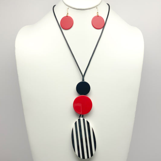 Lucite Drop Necklace