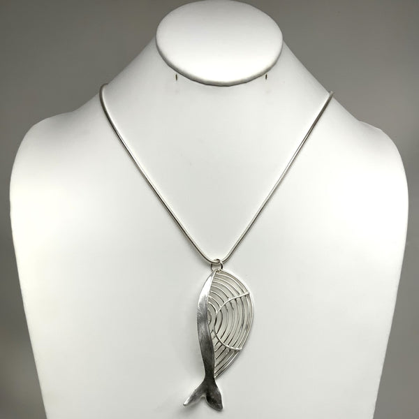 Snake Chain Fish Necklace
