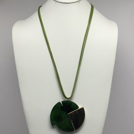 Abstract Semi-Circles Necklace