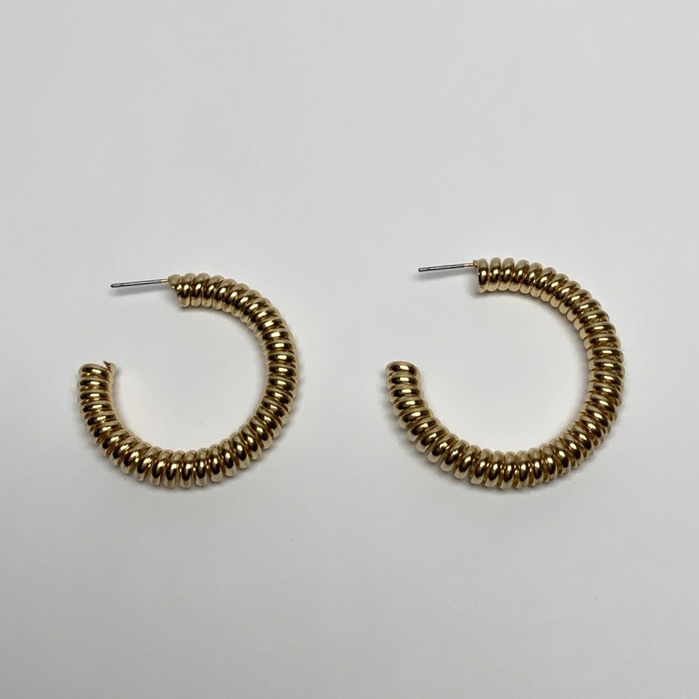 Coil Hoop Earring