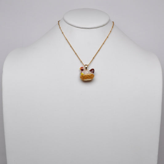 Hen in a Basket Pendant Necklaces
