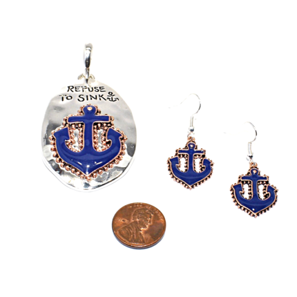 Anchor pendant set