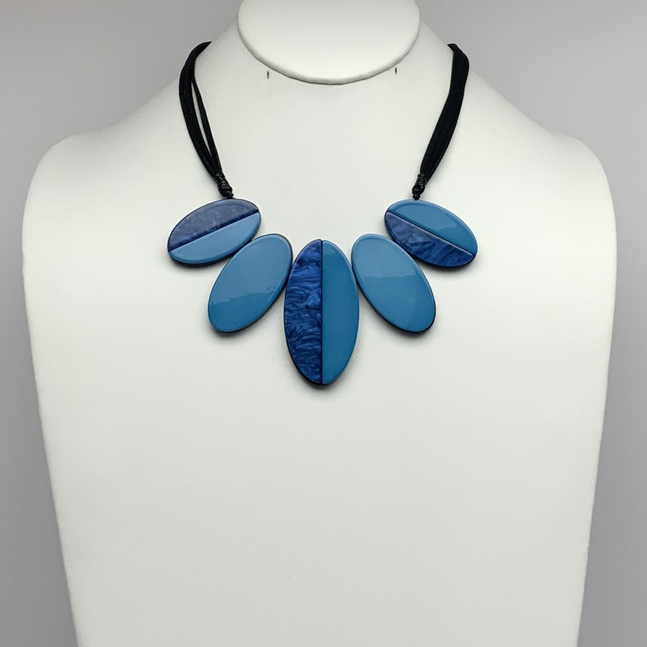 Lucite Ovals Necklace