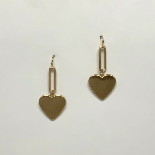 Heart Drop Earrings
