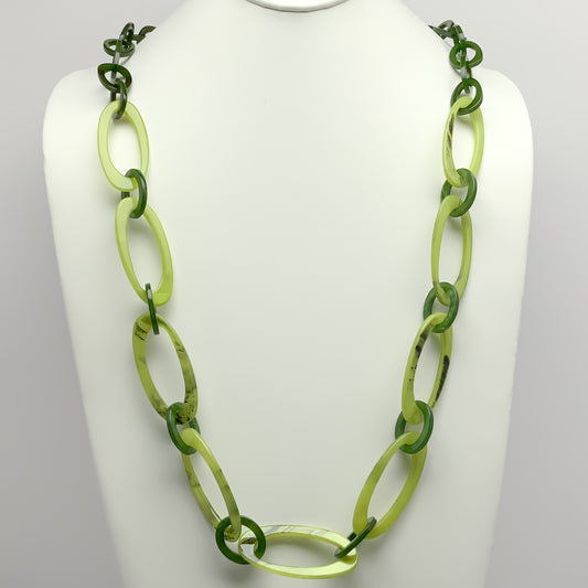 Lucite Link Necklace