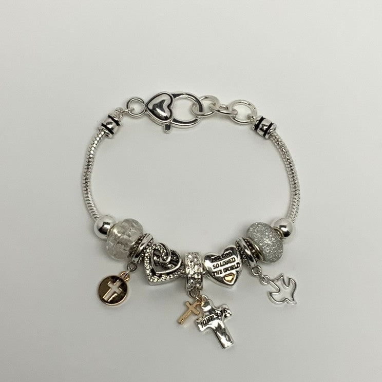 Religious Charm Bracelet
