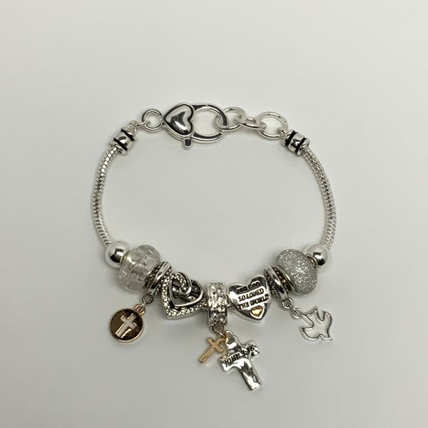 Religious Charm Bracelet