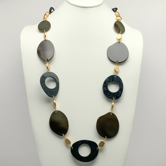 Lucite Shapes Necklace