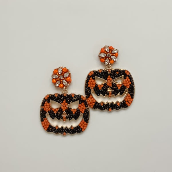 Pumpkin Drop Earrings
