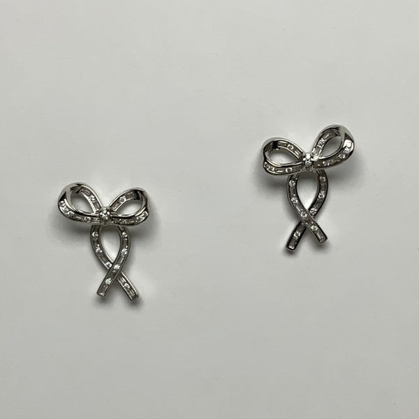 Gold Plated Bow Earrings