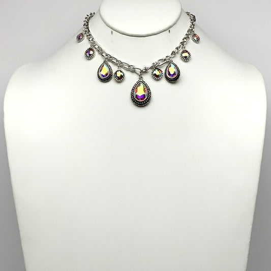 Teardrop Charm Necklace