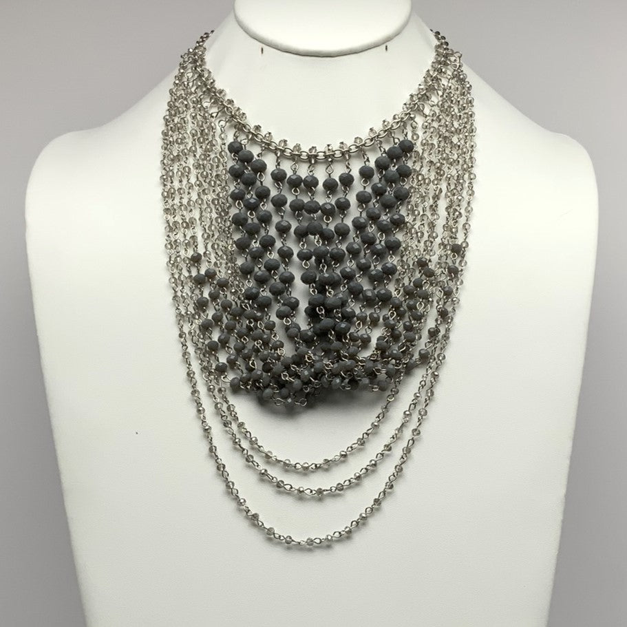 Beaded Crystal Necklace