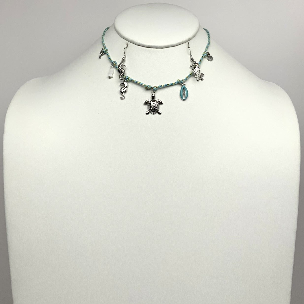 Nautical Charm Cord Necklace Set