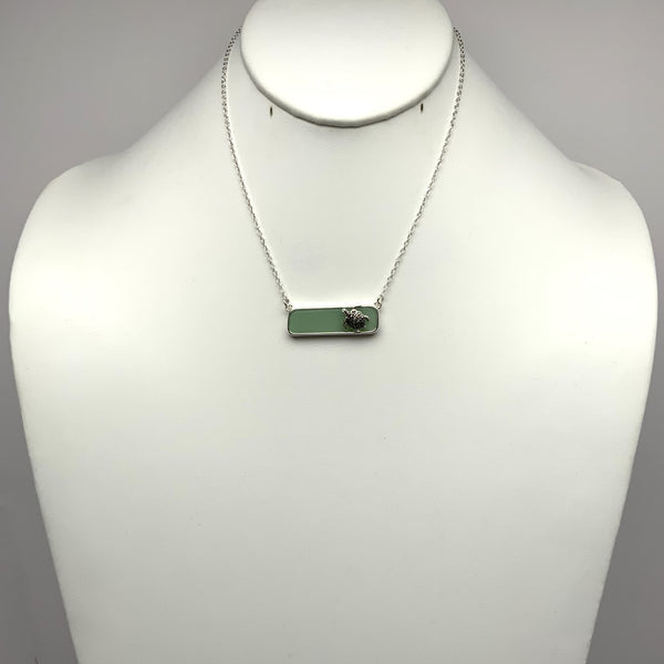 Turtle Bar Necklace