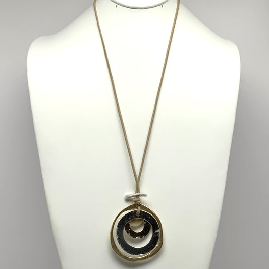 Multi-Circle Drop Neckalce