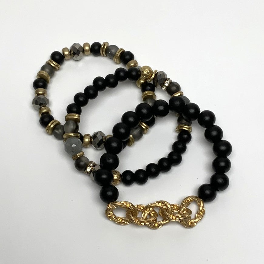 3 Layer Bead Bracelet