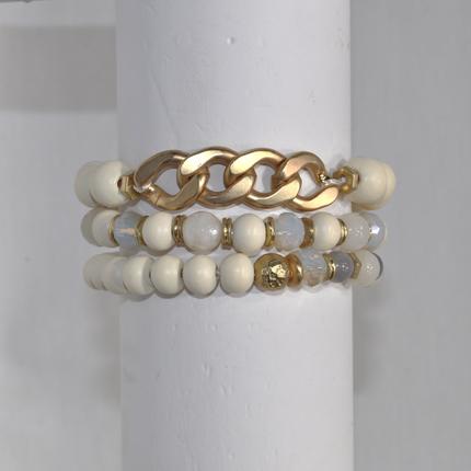 3 Layer Bead Bracelet