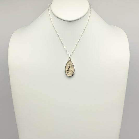 Turtle Teardrop Necklace