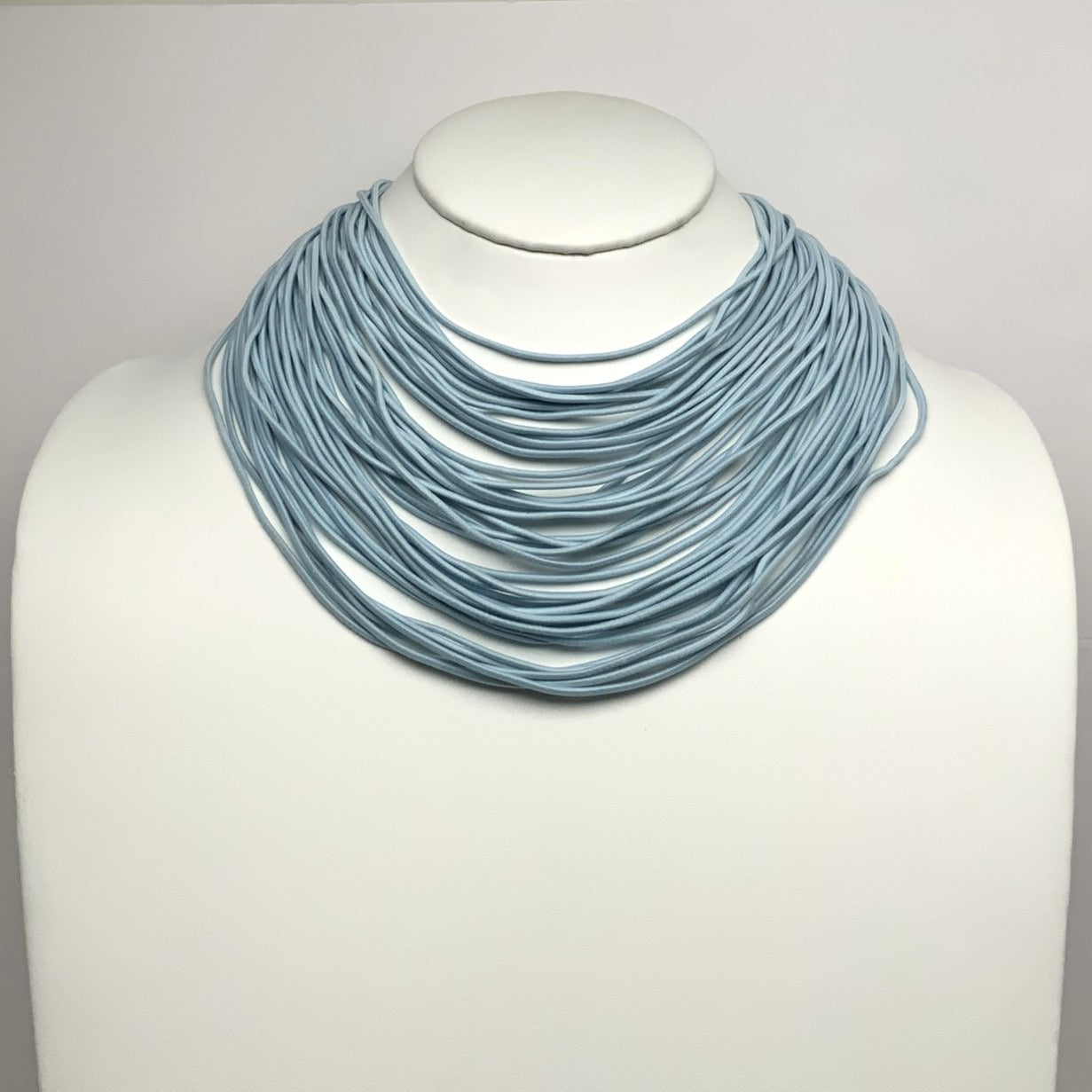 Cloth Layered Cord Necklace