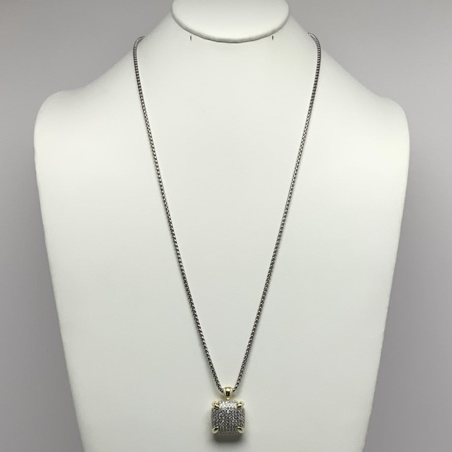 Square Drop Necklace