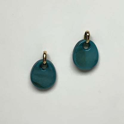 Dangly Lucite Friction Back Earrings