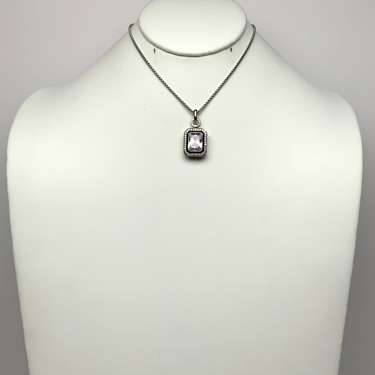 Cubic Zirconia Pendant Necklace