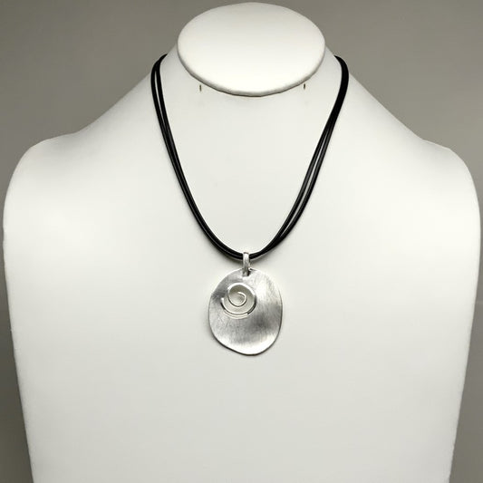 Circle Swirl Necklace