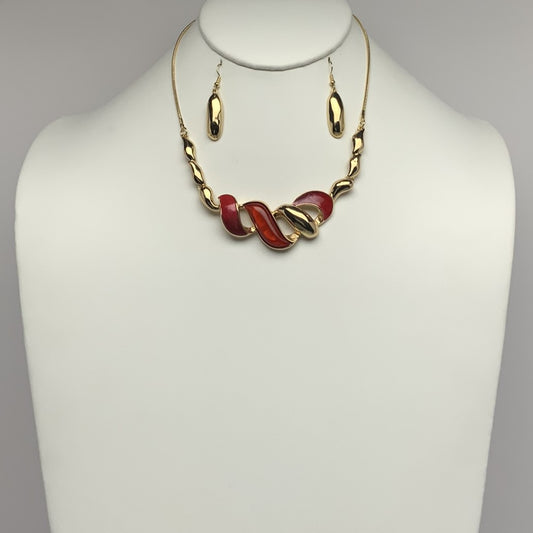 Twisted Necklace Set