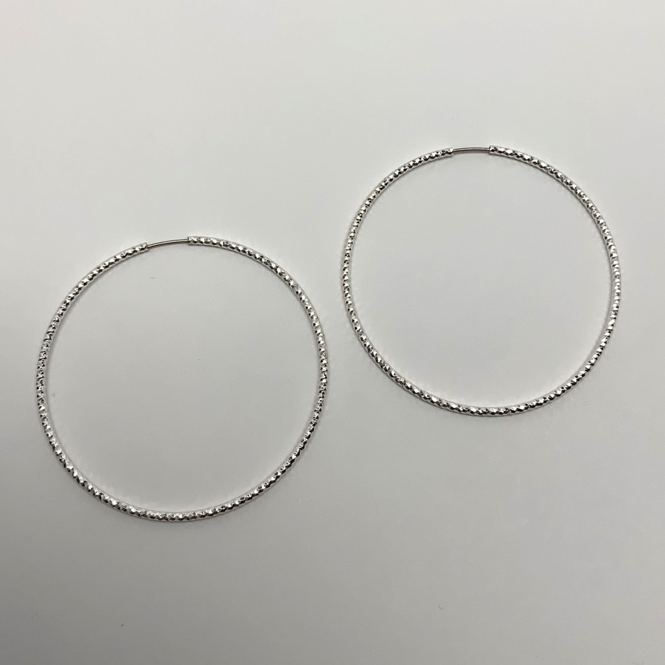 Textured Hoop Earrings