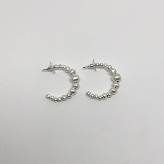 Beaded Hoop Earings