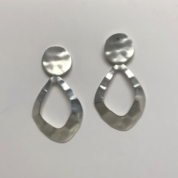 Rustic Drop Clip-on Earings