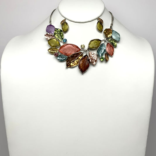 Leaf Necklace Set