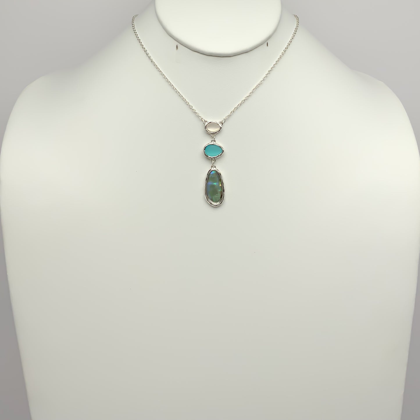 Lucite Drop Necklace