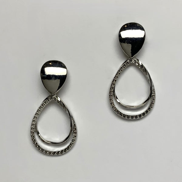 Clip-on Teardrop Earrings
