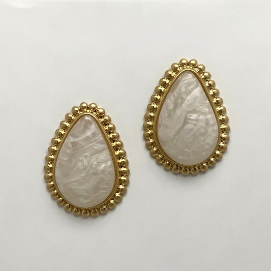 Statement Lucite Teardrop Earrings