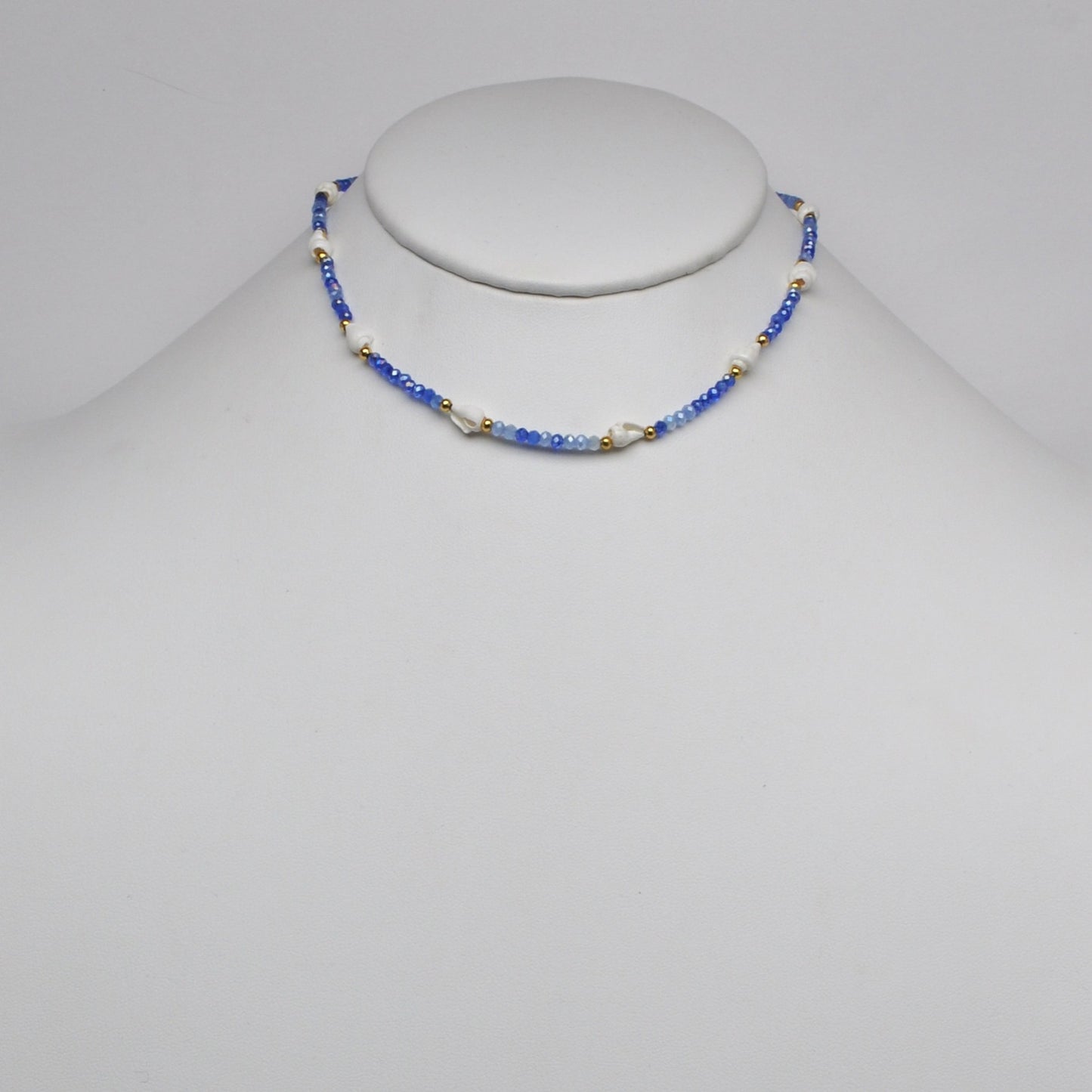 Conch Beads Nautical Boho Bead Necklace