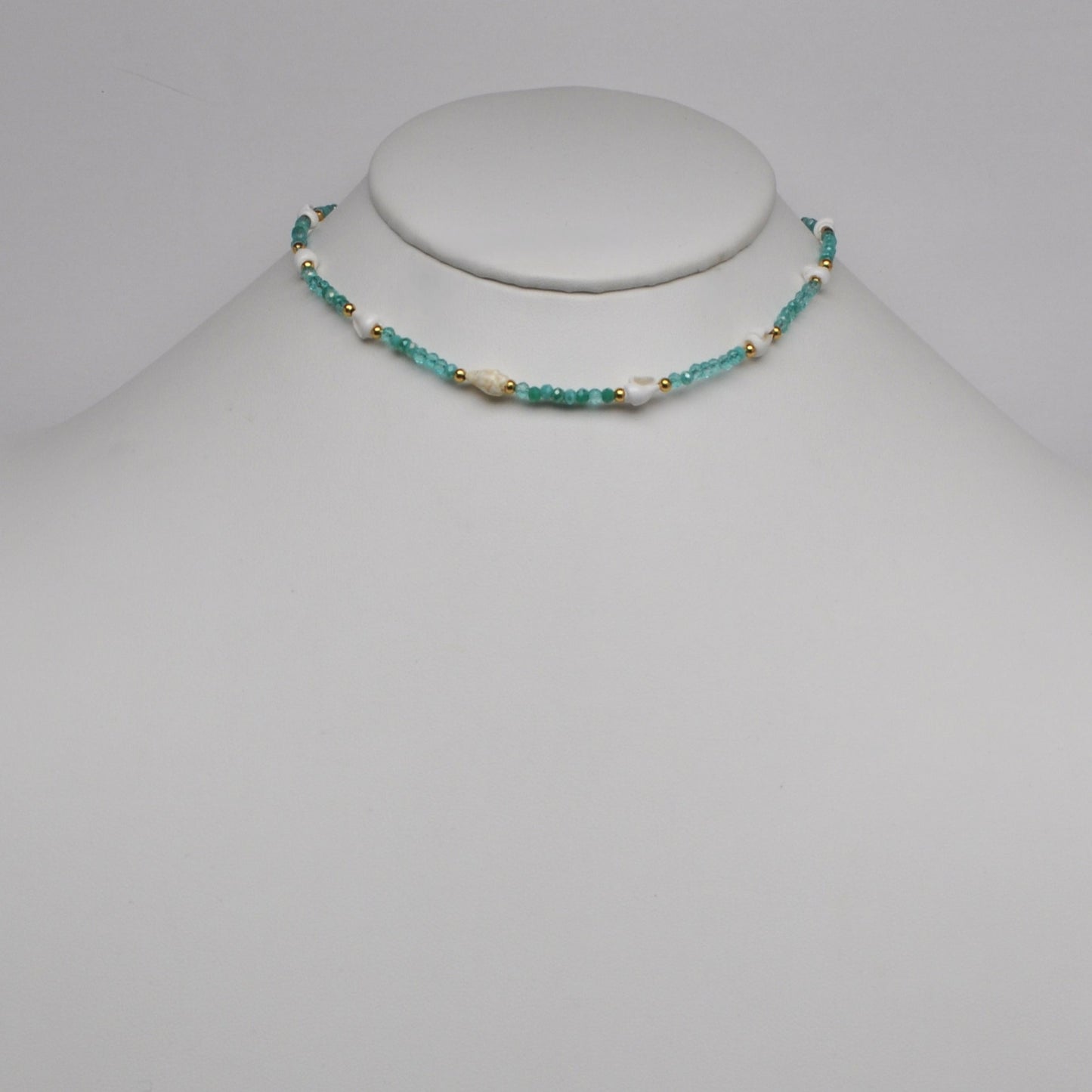 Conch Beads Nautical Boho Bead Necklace