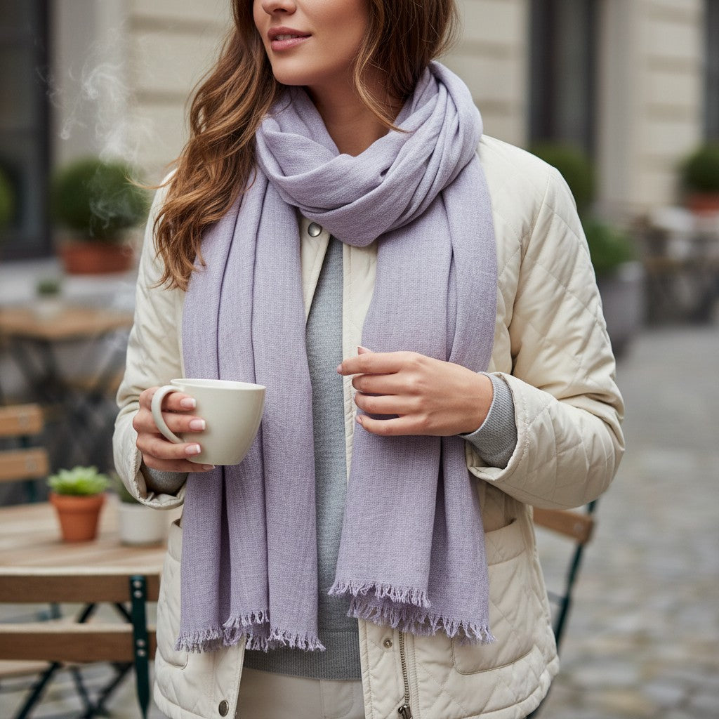 Linen Solid Color Scarf