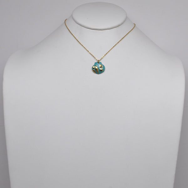 Stainless Steel Seashell Ocean Charm Pendant Necklace