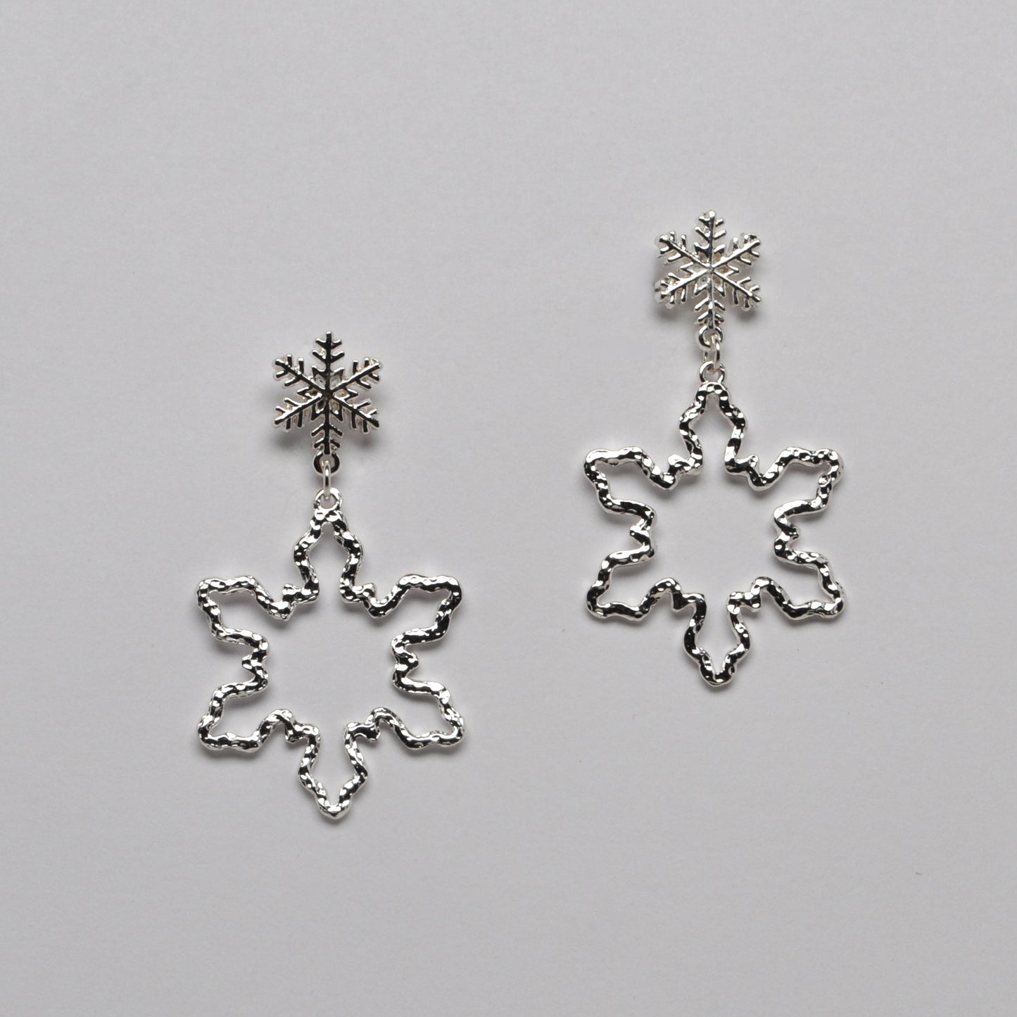 Snowflake Dangle Earrings