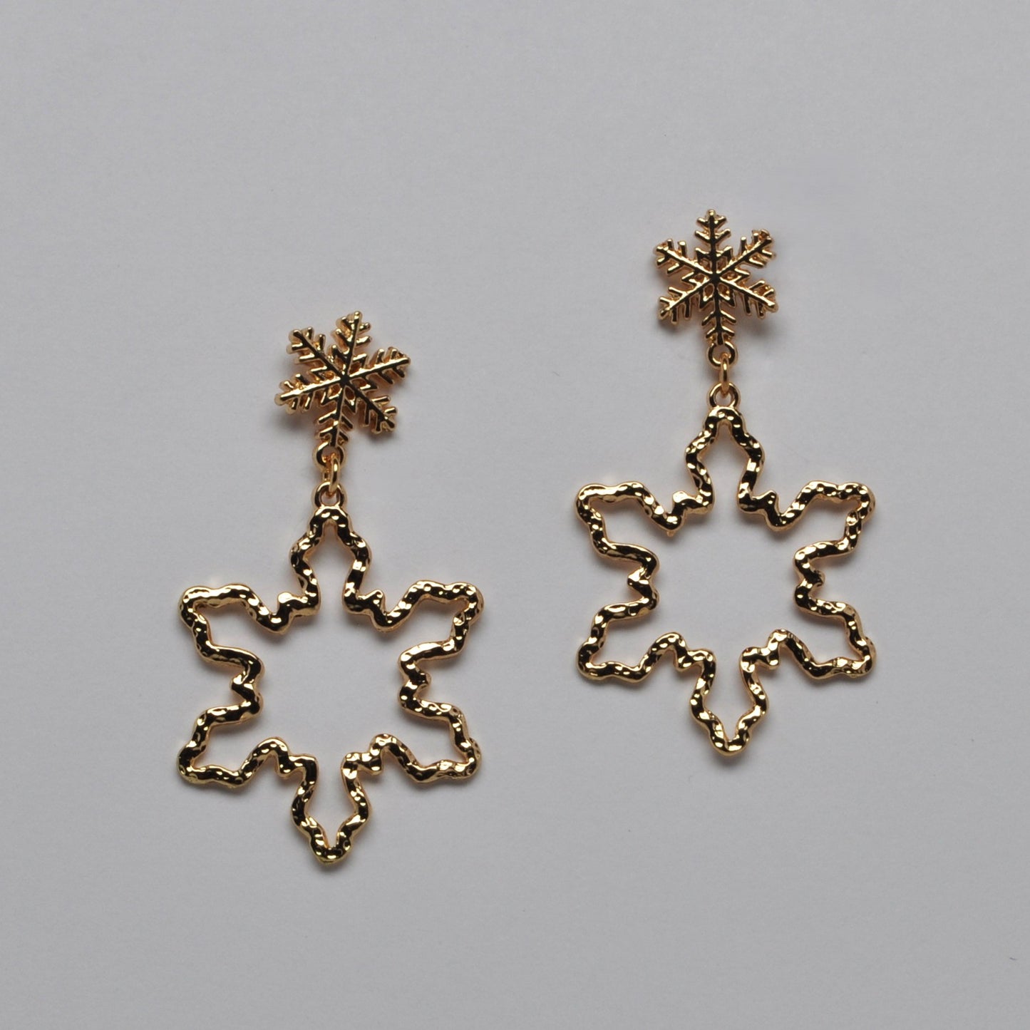 Snowflake Dangle Earrings