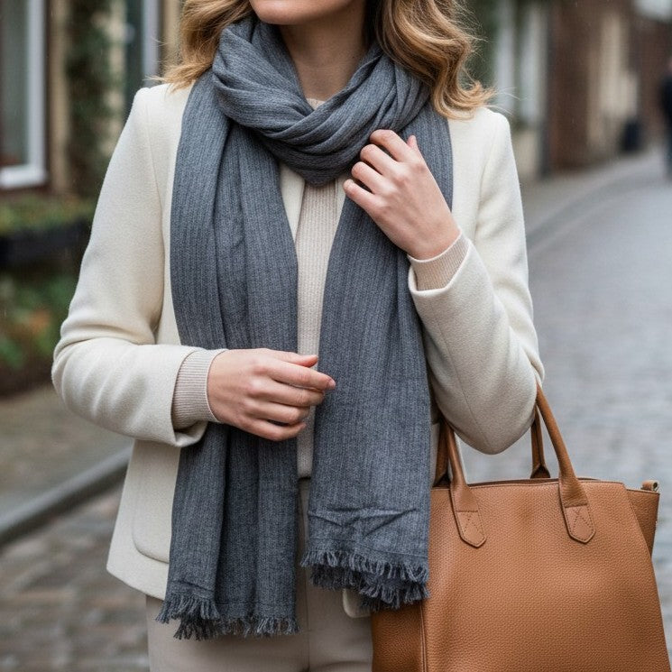 Linen Solid Color Scarf